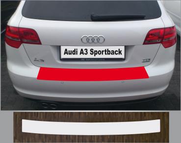Lackschutzfolie Ladekantenschutz transparent 150 µm für Audi A3 Sportback  2008 - 2012